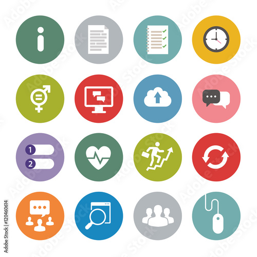 Circular Icon Set