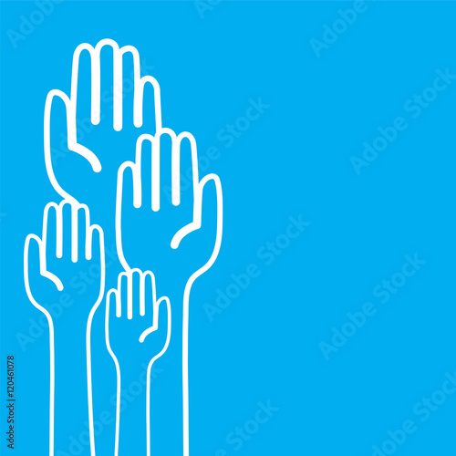 Vote raised hand