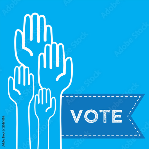 Vote raised hand