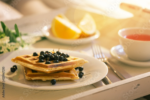 Breakfast in bed photo