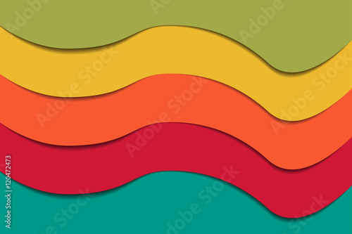 background multicolored waves