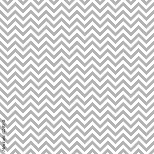 Retro Seamless Pattern Chevron Grey Little