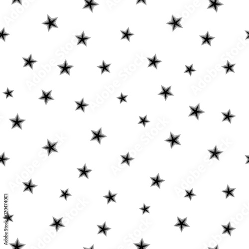 Star chaotic seamless pattern 40.09 © ksushanka