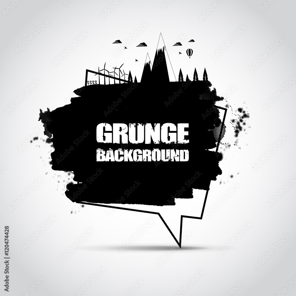 grunge vector speech bubble. vector background
grunge vector speech bubble. vector background