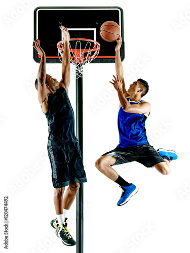 basketball players men Isolated 