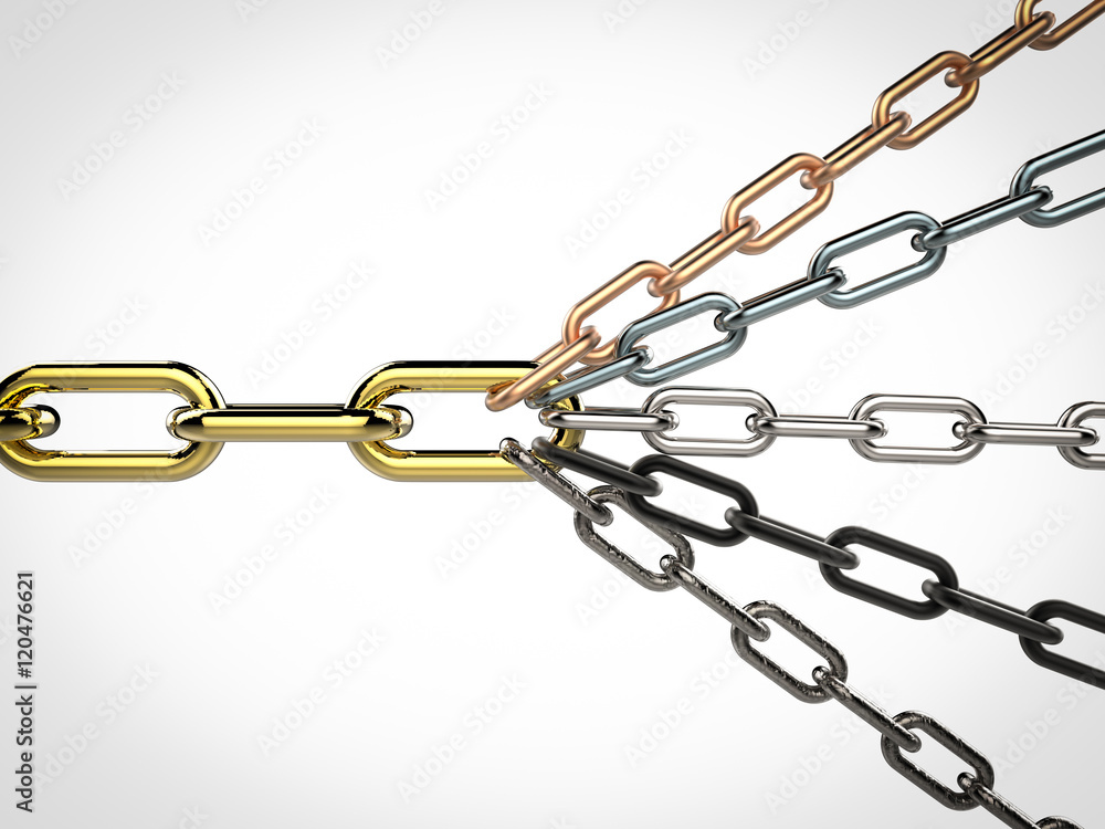 Fototapeta premium chain connection