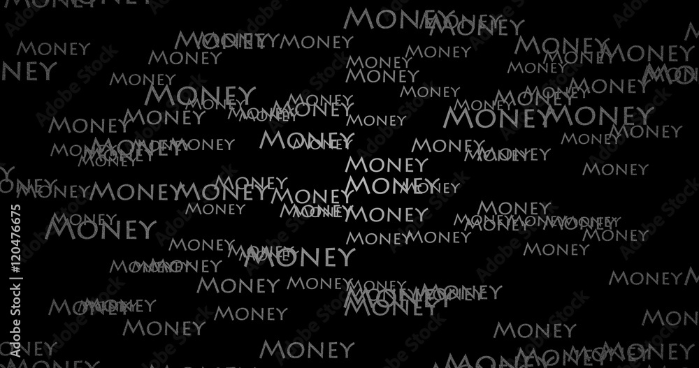 Simple texture related to Money isolated with back background