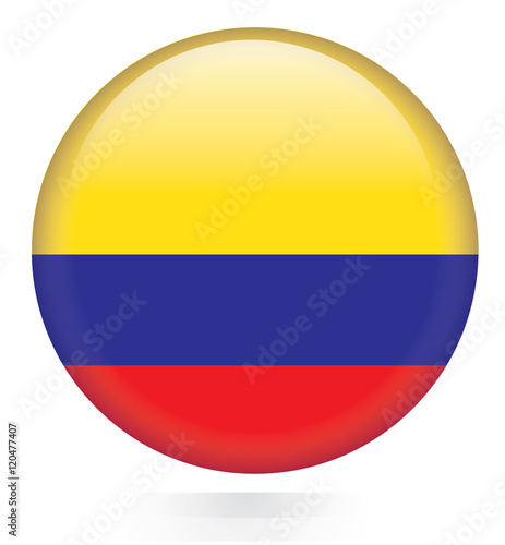 Columbia flag button