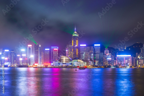 A Symphony of Lights show in Hong Kong  China