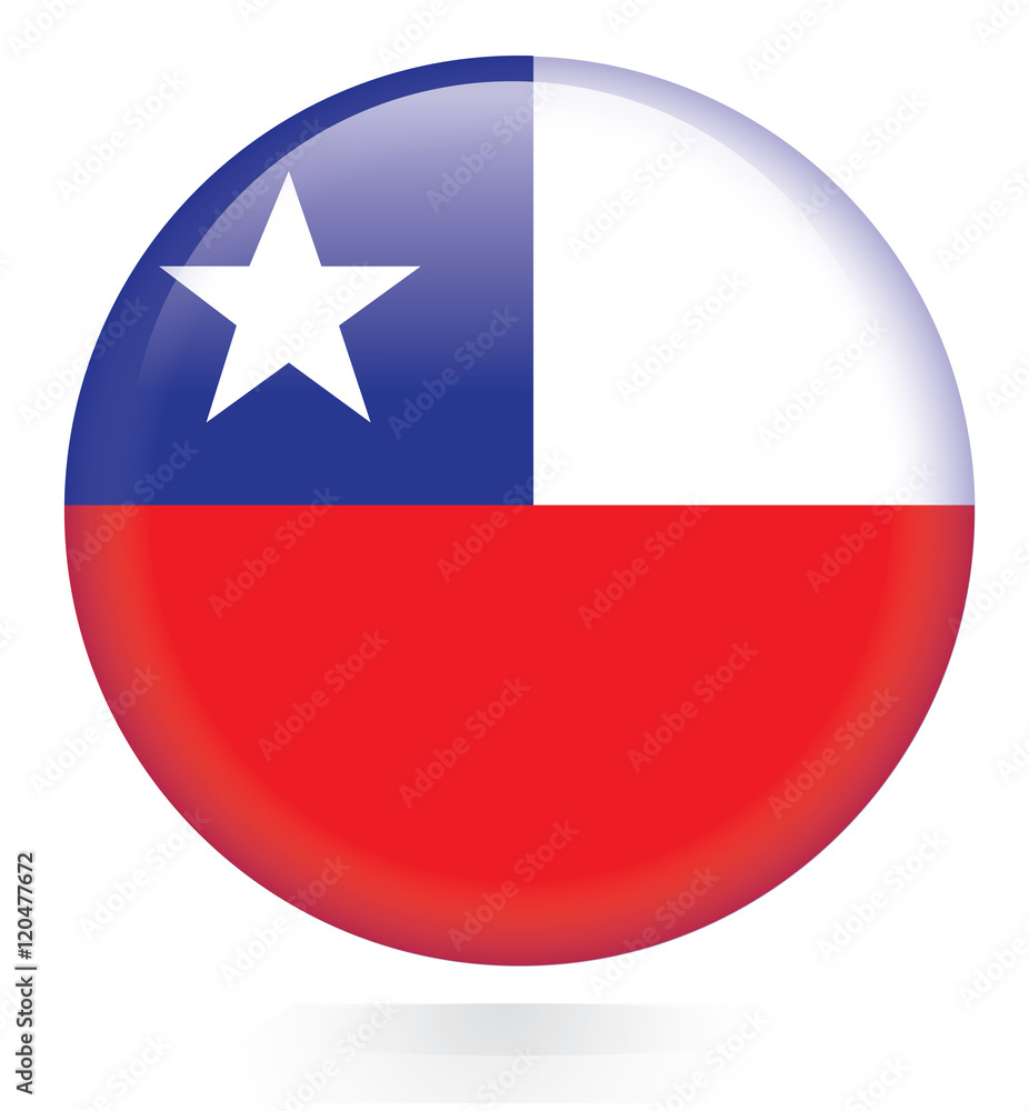 Chile Flag button Chile Flag button