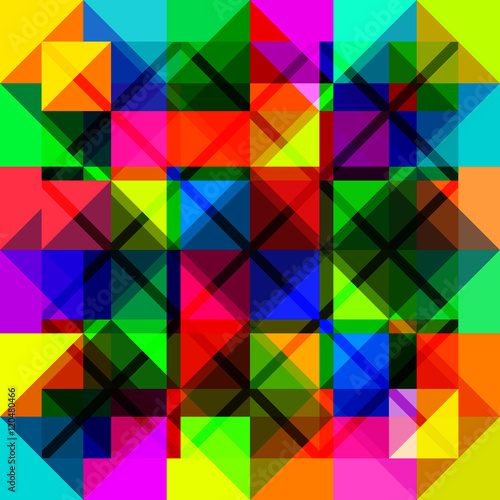 Multicolored mosaic pattern. Vector illustration.