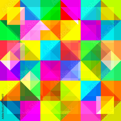 Multicolored mosaic pattern. Vector illustration.