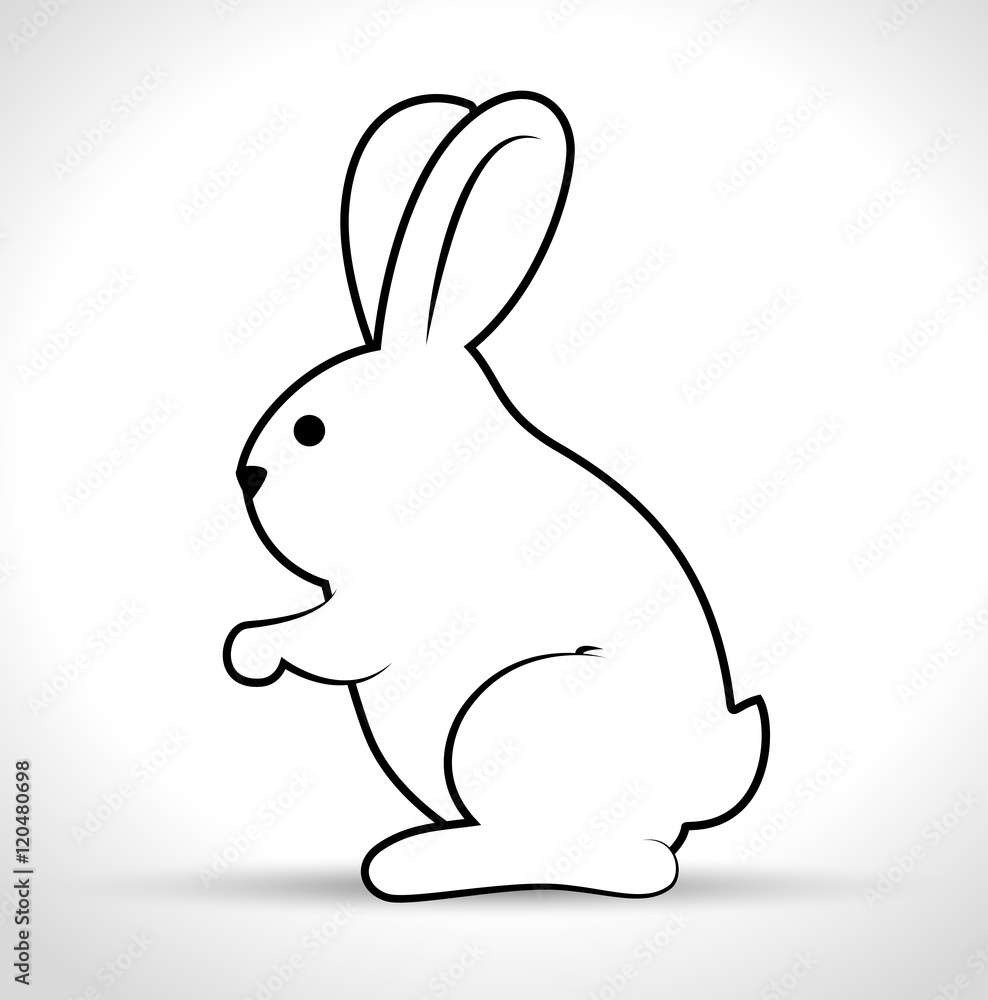 cartoon icon rabbit design isolated vector illustration eps 10 cartoon icon rabbit design isolated vector illustration eps 10