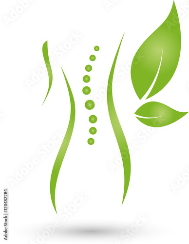 Logo, Frau, Mensch, Blätter, Heilpraktiker