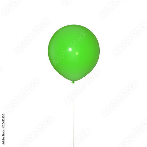 Balloon isolated on white b...