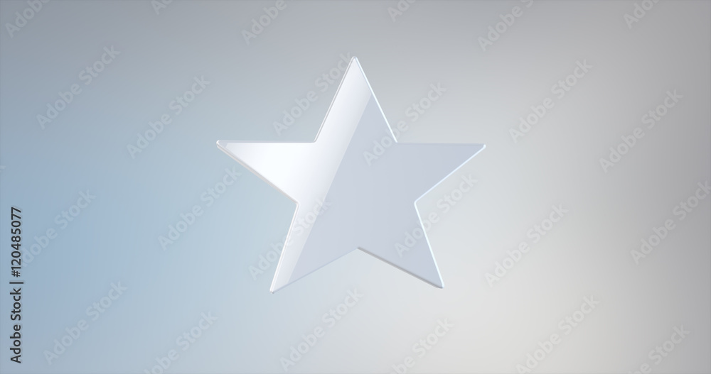 Star White 3d Icon Star White 3d Icon