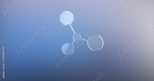 Molecule Glass 3d Icon © videostore