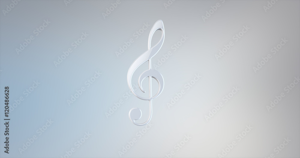 Music White 3d Icon Music White 3d Icon
