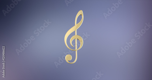 Music Gold 3d Icon