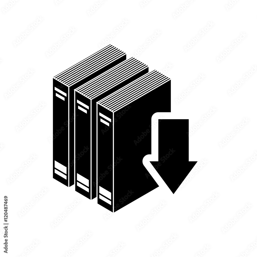 book with arrow download icon vector illustration design book with arrow download icon vector illustration design