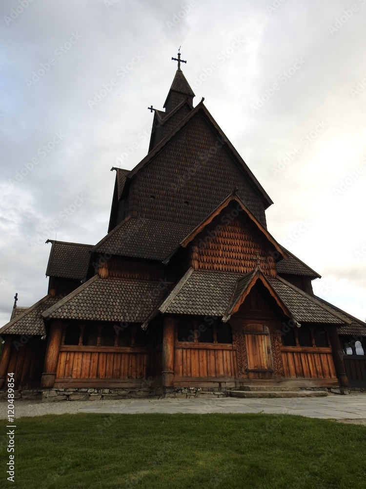 Heddal stave church in Norway