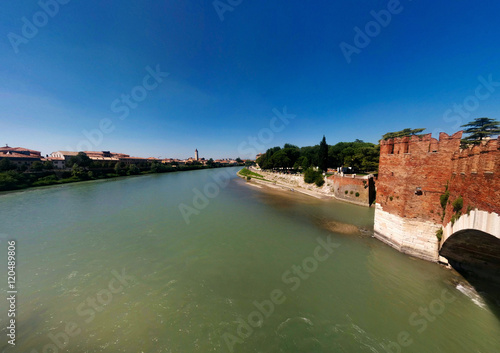 Ponte Scaligero in Verona photo