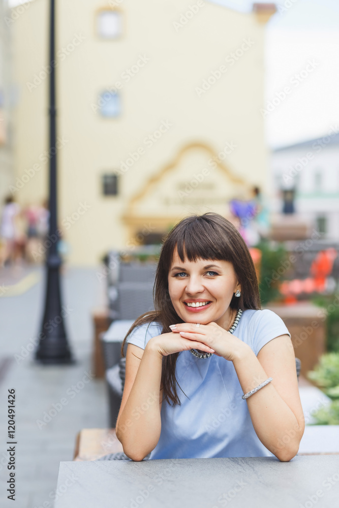 Portrait of beautiful caucasian woman Portrait of beautiful caucasian woman