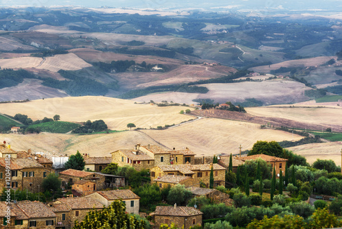 Nooks Tuscan town famous for its delicious wine Brunello Montalc