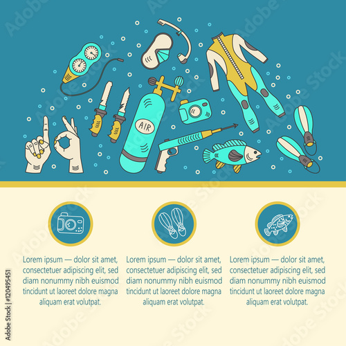 Diving web template.