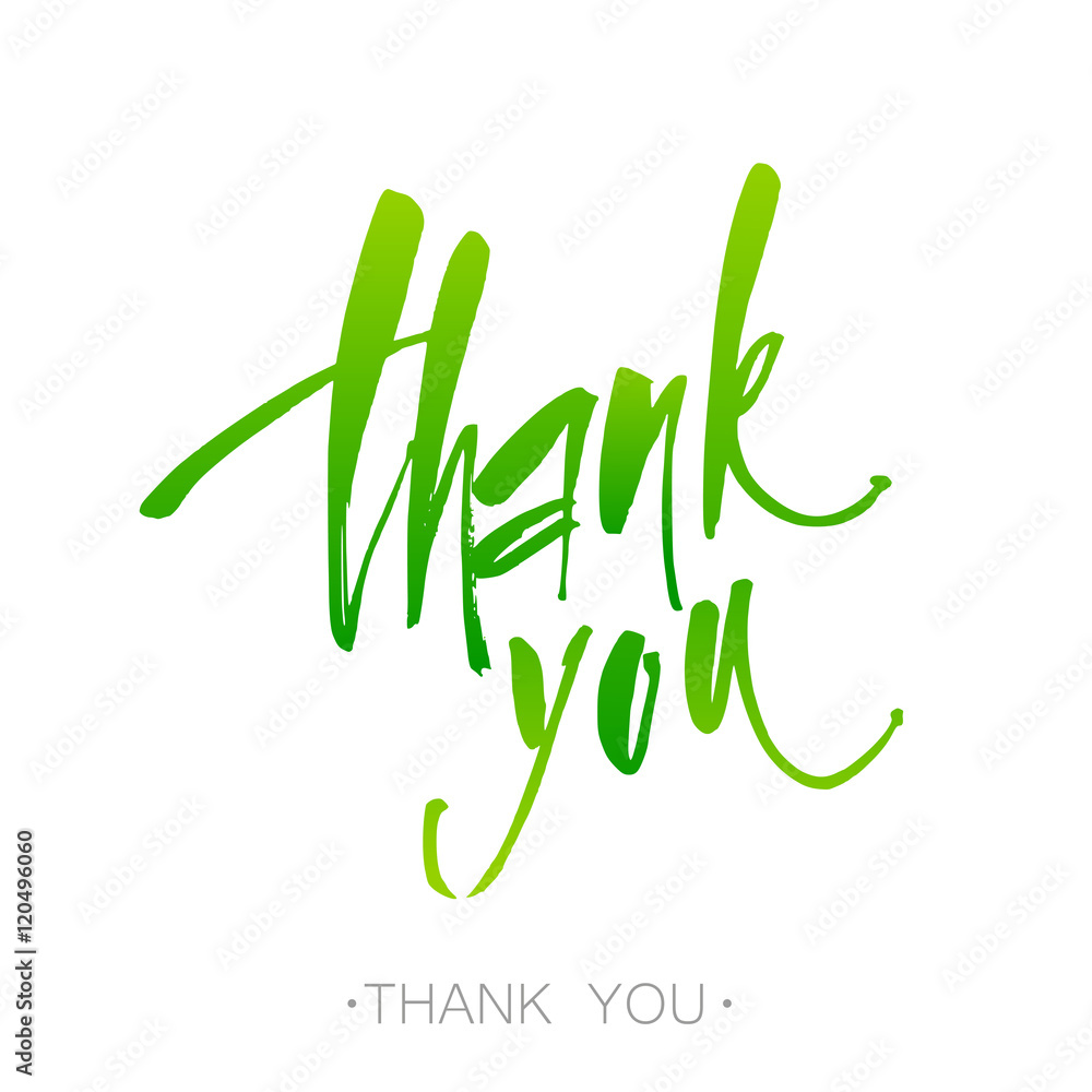 Obraz premium thank_you_lettering_template