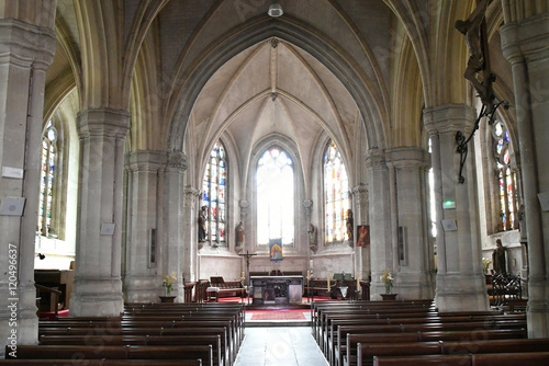 Buchy, France - june 23 2016 : Notre Dame church photo