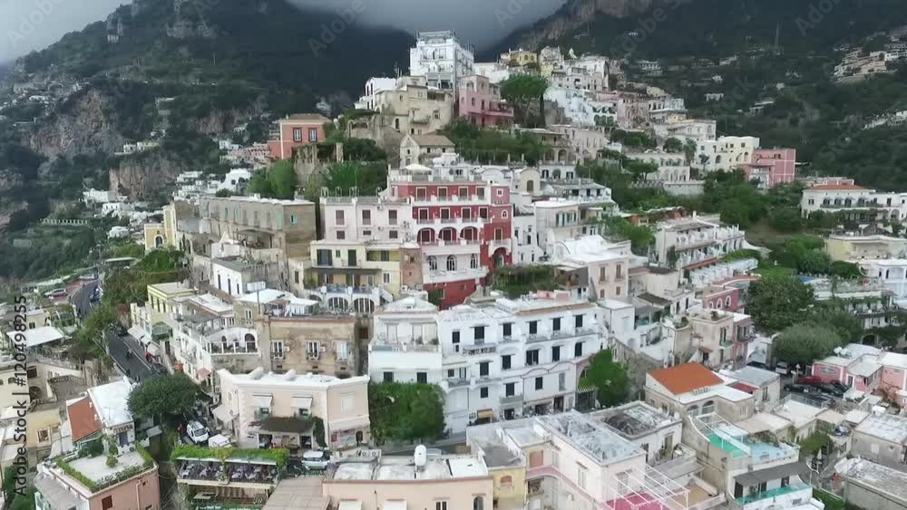 Positano Amalfi Coast Aerial View Italy Positano Amalfi Coast Aerial View Italy