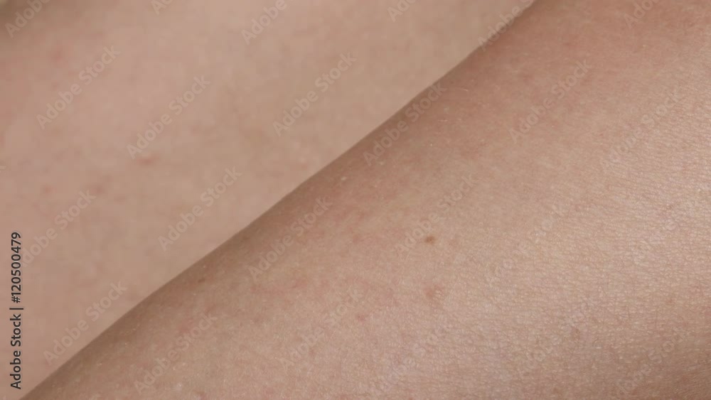Tanned female skin texture highly detailed close-up 4K 2160p 30fps UltraHD footage - Woman cared legs after being exposed to sun slow tilt 4K 3840X2160 UHD video Tanned female skin texture highly detailed close-up 4K 2160p 30fps UltraHD footage - Woman cared legs after being exposed to sun slow tilt 4K 3840X2160 UHD video