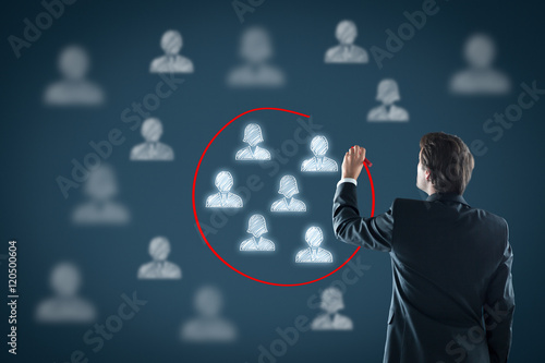 Εκτύπωση καμβά Marketing segmentation