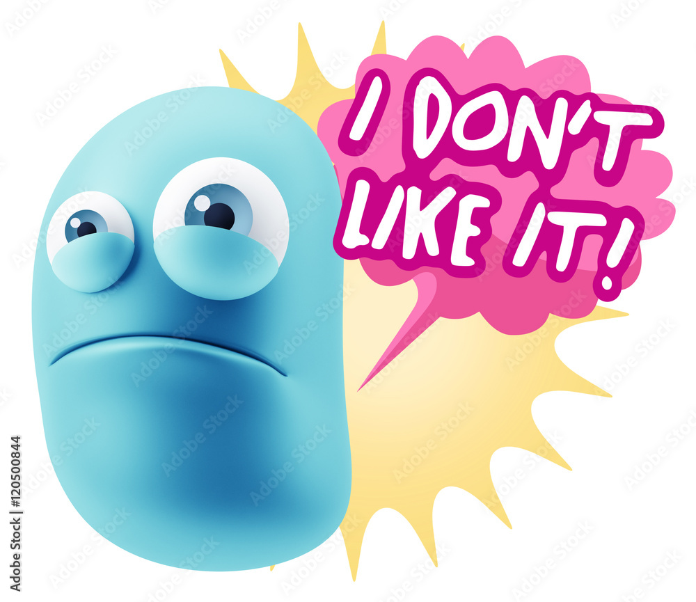 3d Illustration Sad Character Emoji Expression saying I Don't Li 3d Illustration Sad Character Emoji Expression saying I Don't Li