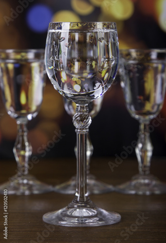Alcohol set with background