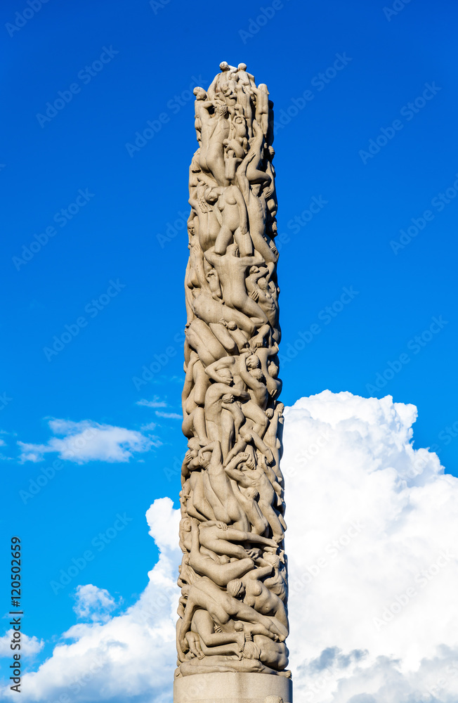 The Monolith sculpture in Frogner Park - Oslo