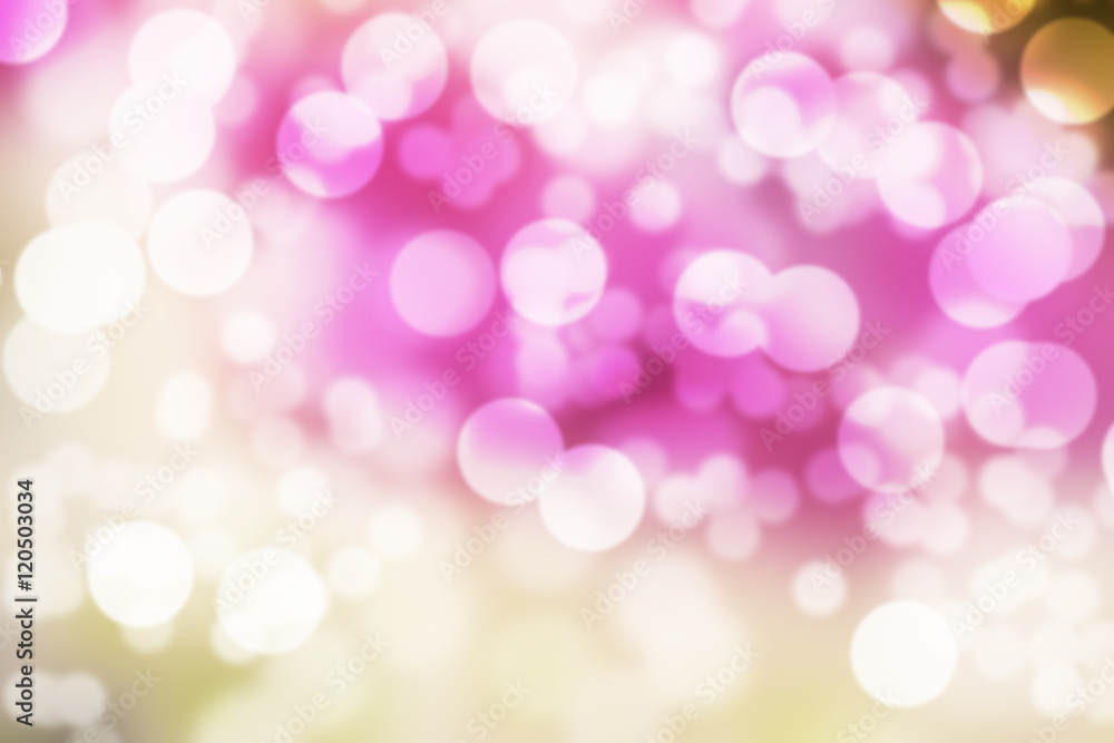 Abstract illustration bokeh light on colorful background