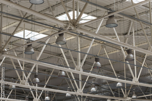 lighting system in sports hall