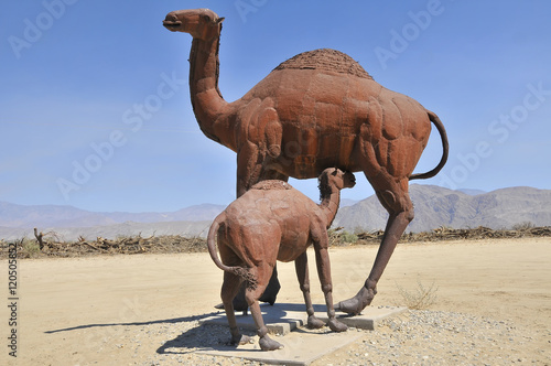 Fake camel at Borrego National park