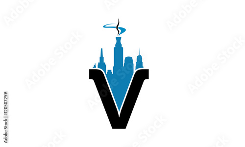 vapor city icon logo