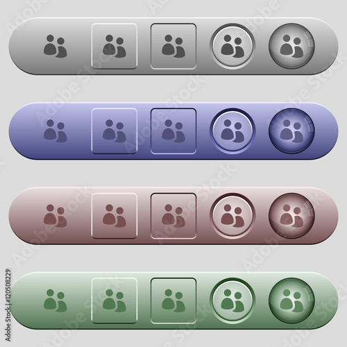 User group icons on menu bars