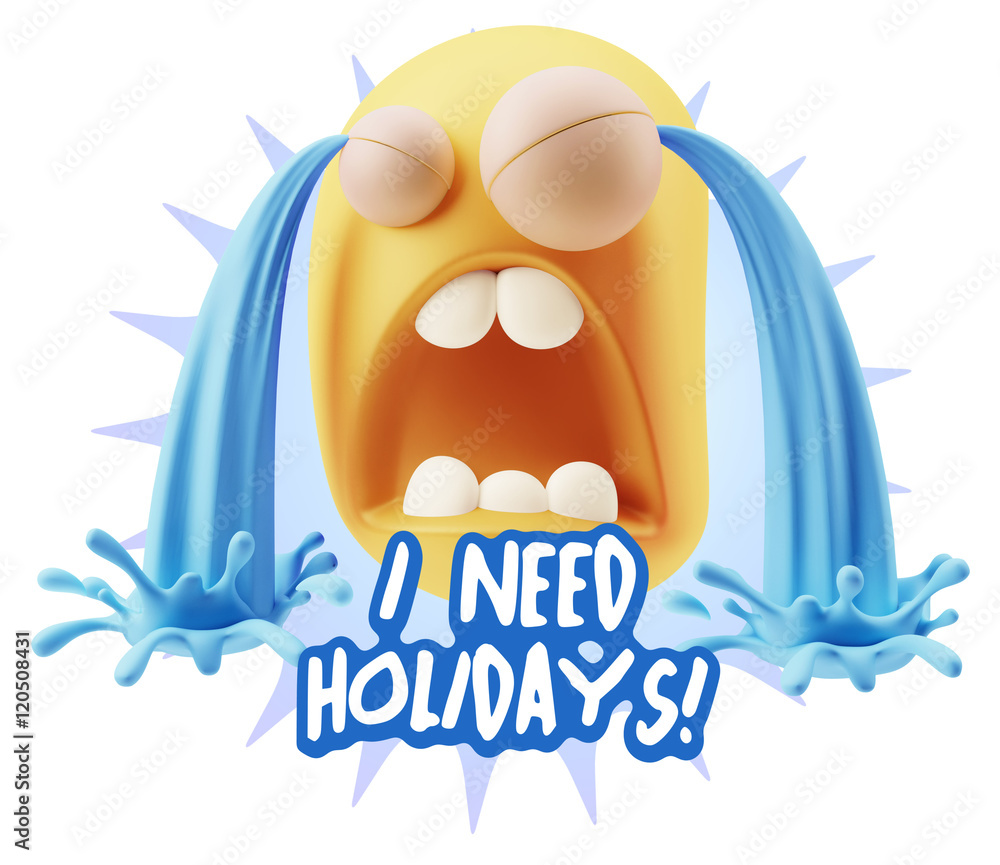 3d Illustration Sad Character Emoji Expression saying I Need Hol 3d Illustration Sad Character Emoji Expression saying I Need Hol
