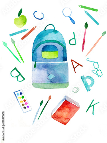 Wallpaper Mural school subjects Torontodigital.ca