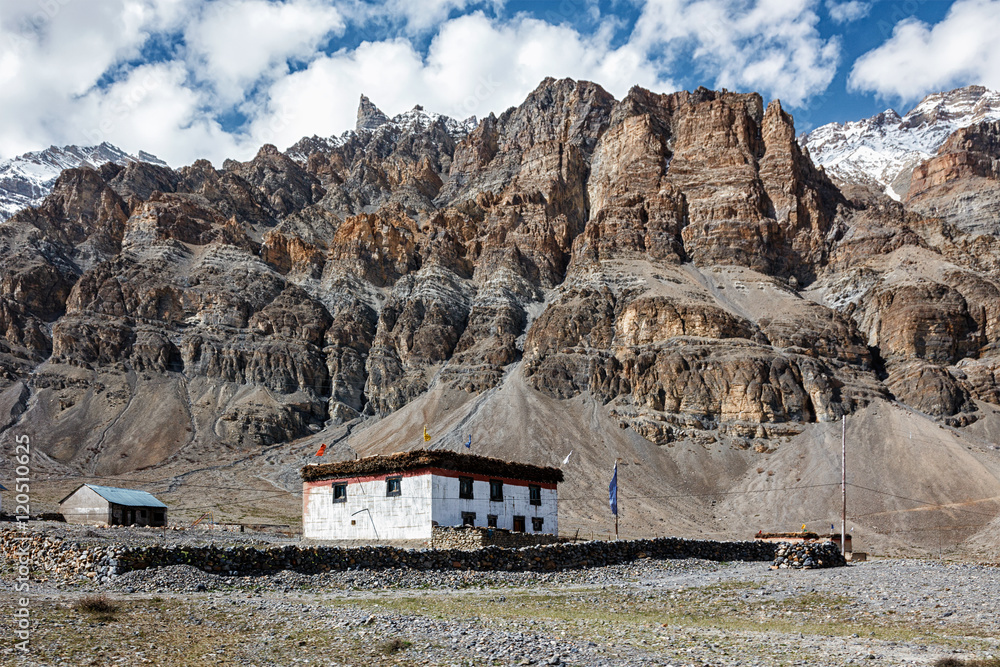House in Himalaya mountains