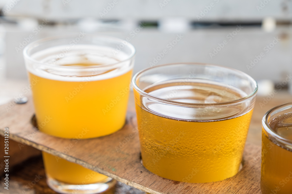 Craft beer in the glass Craft beer in the glass