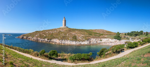 Torre de Hércules A Coruña (Herkulesturm) de La Coruña Galicien Spanien