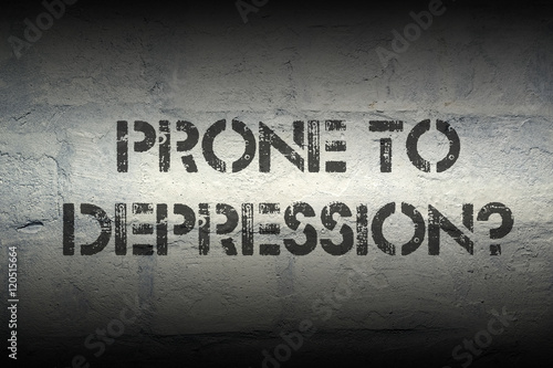 Obraz na plátně prone to depression gr