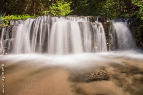 Waterfall on a Derr Brook in Roztocze - focused - long exposure © krzysiekG