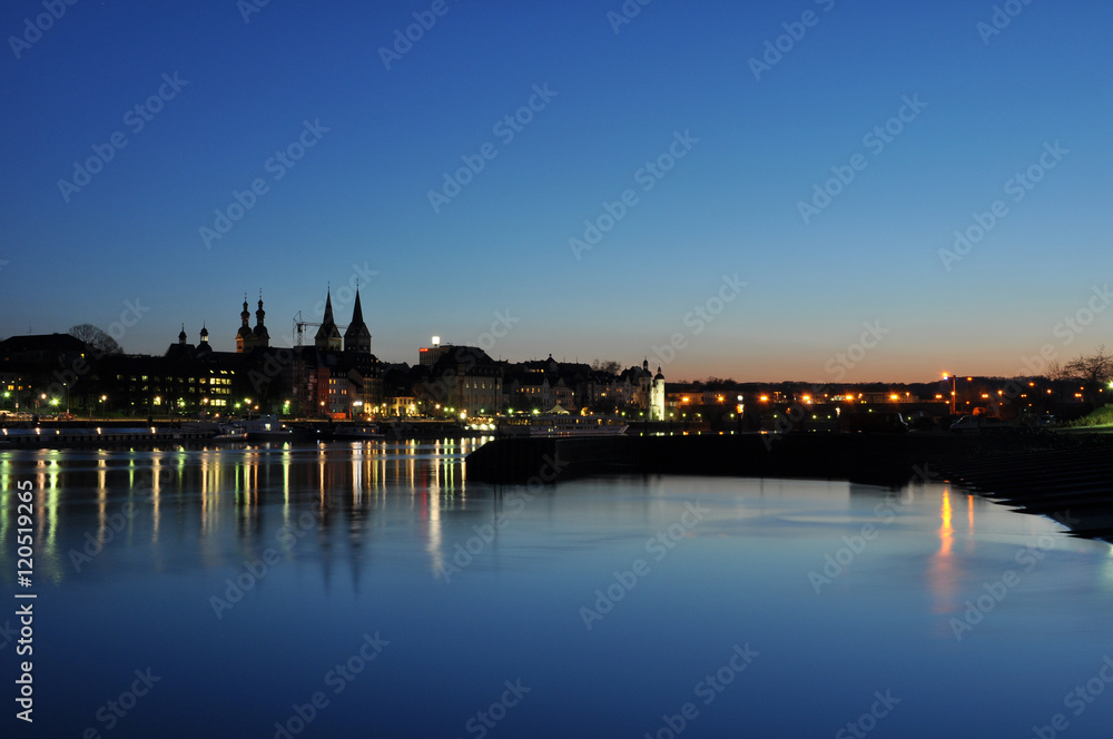 Koblenz City Germany with historic German Corner 7